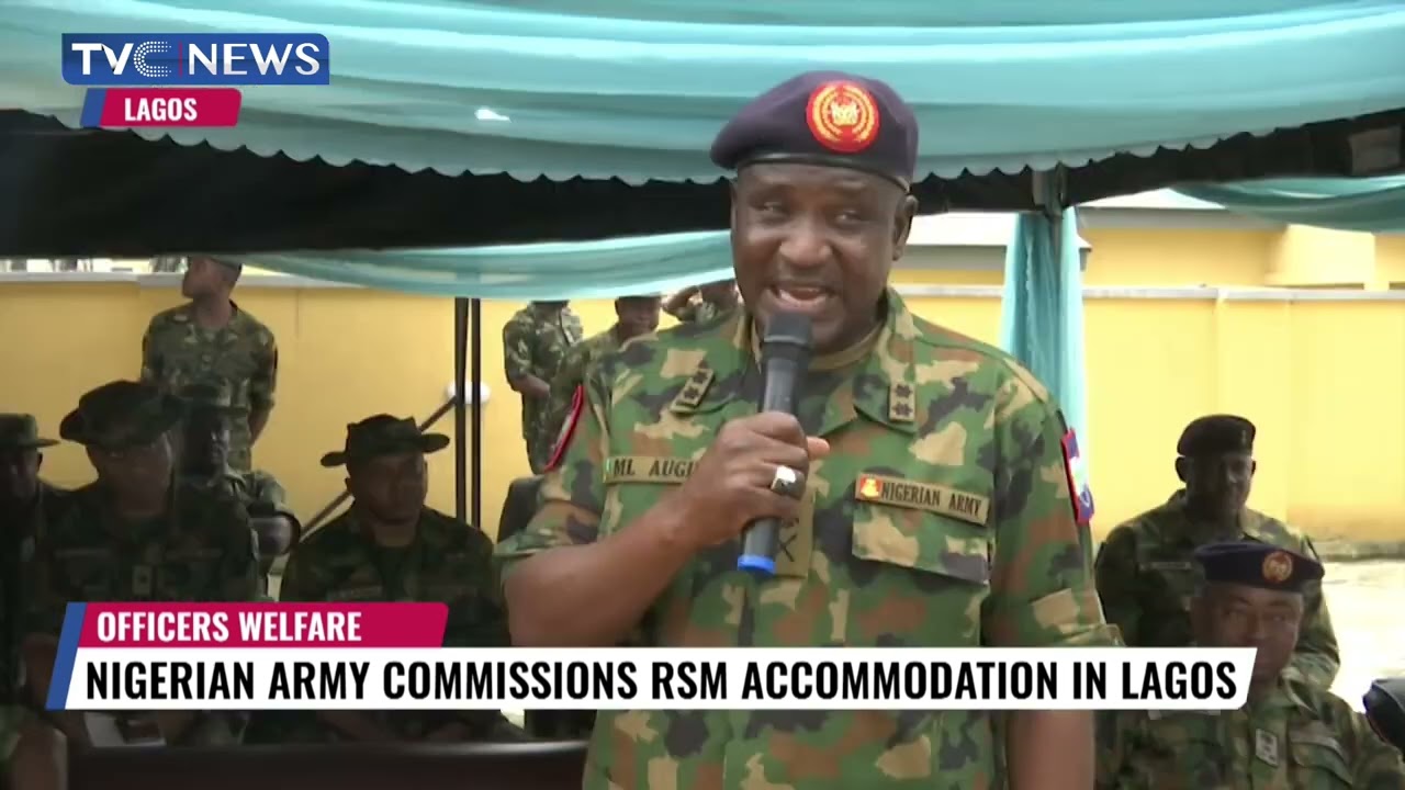 Nigerian Army Commissions RSM Accommodation In Lagos