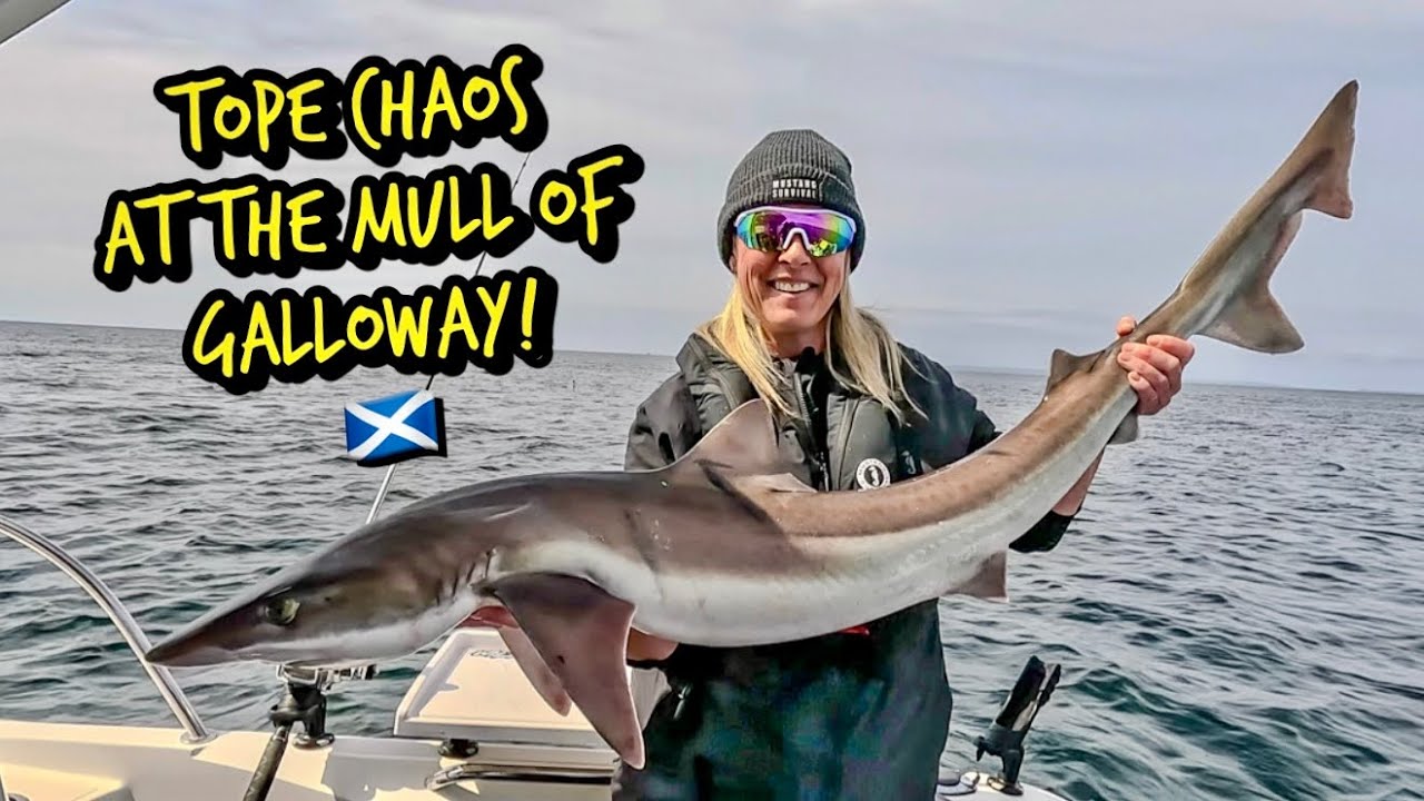 🎣 Tope Fishing Madness at the Mull of Galloway – Part 2 of Our Scottish Adventure! 🏴󠁧󠁢󠁳󠁣󠁴󠁿