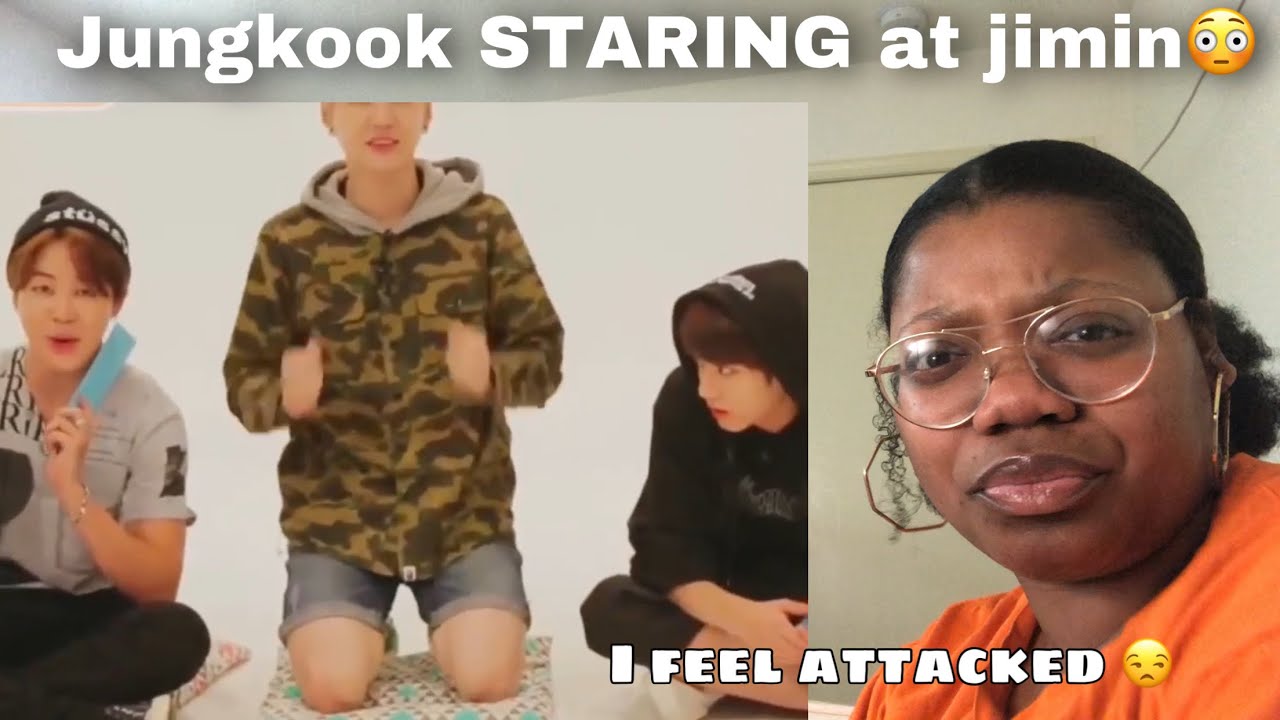 JUNGKOOK STARING AT JIMIN *Reaction* ….wish someone would stare at me like that