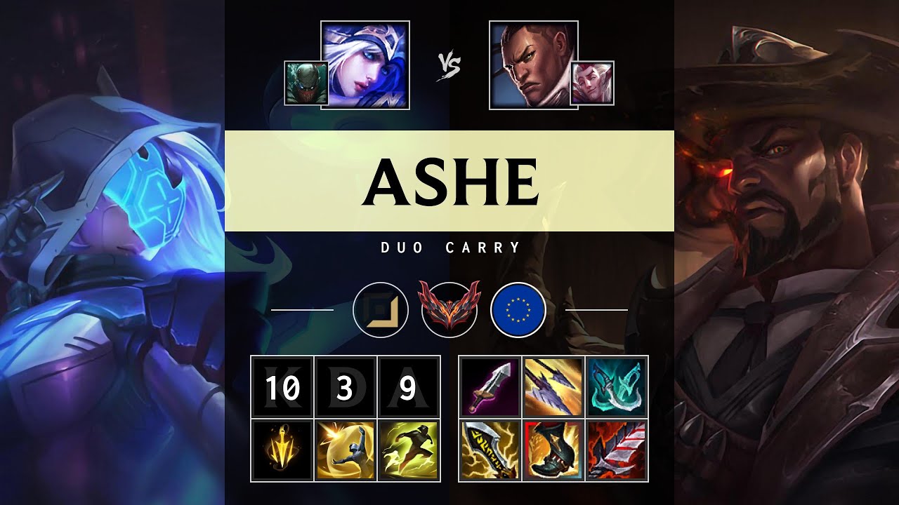 Ashe ADC vs Lucian - EUW Grandmaster Patch 25.19