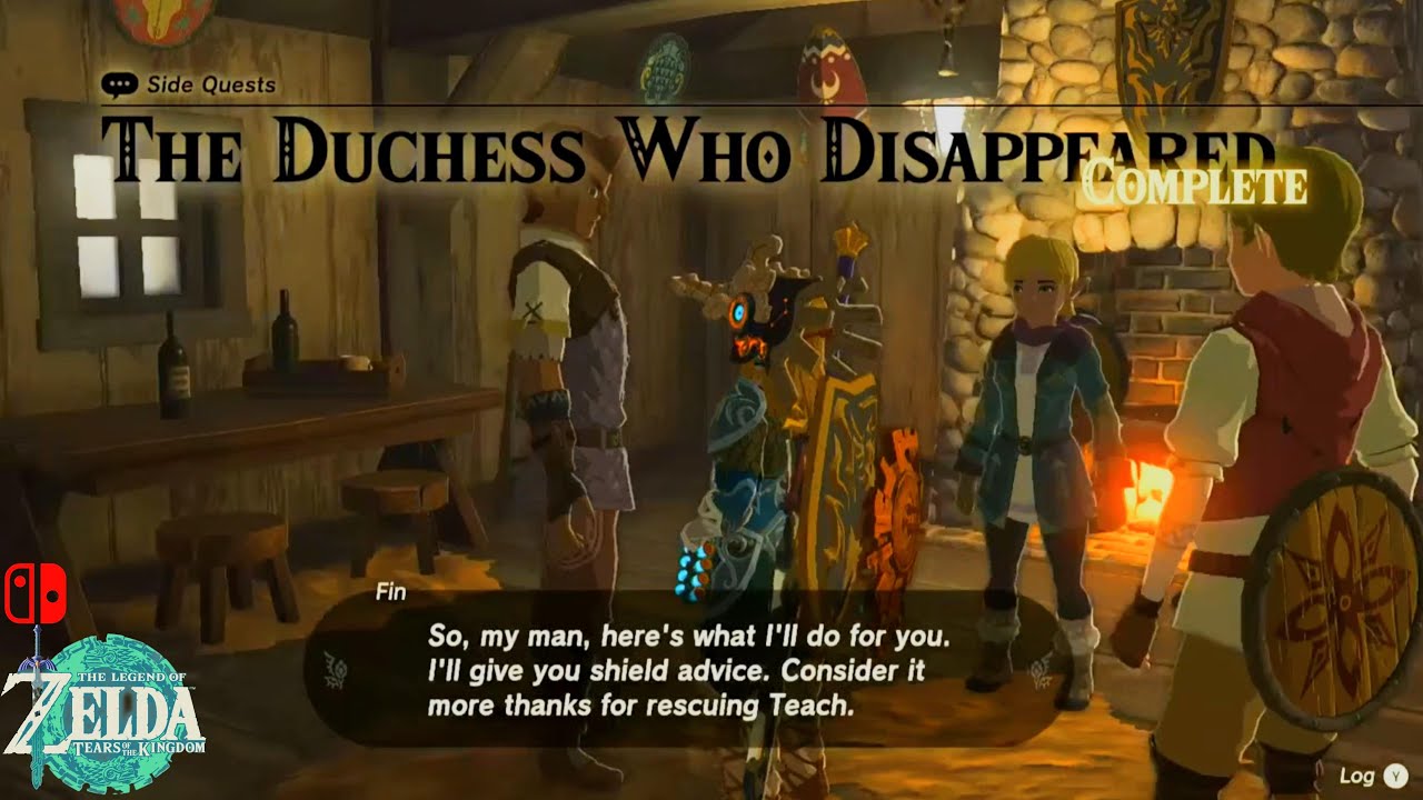 Legend of Zelda TOTK - Side Quests: The Duchess Who Disappeared & Find a Selmie Hidden Cave