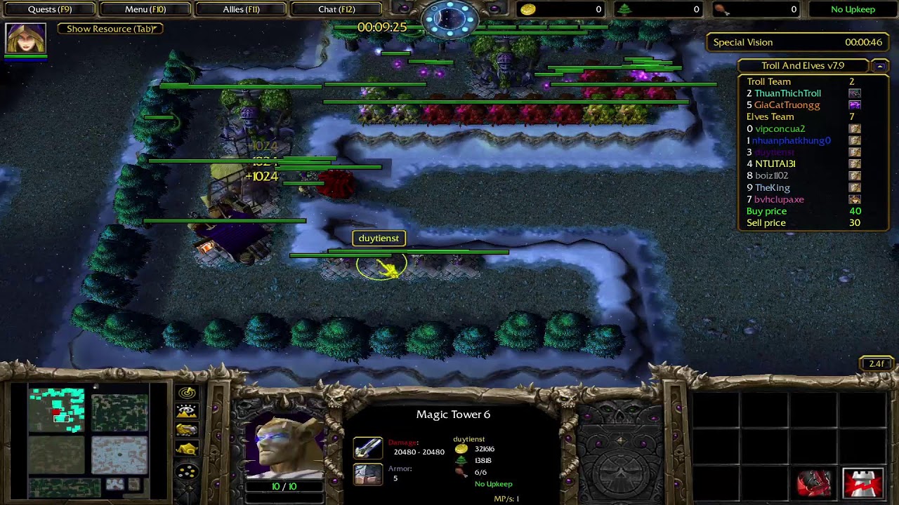 Warcarft 3 | Troll and Elves 7.9