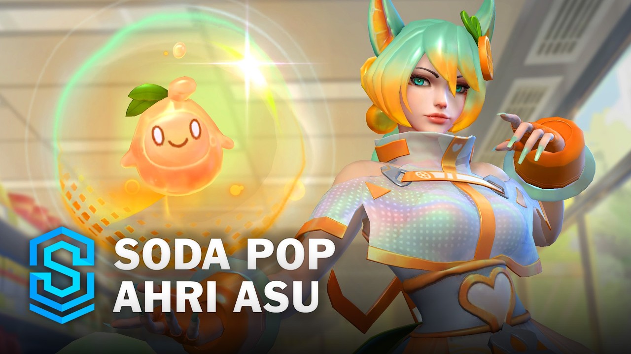 Soda Pop Ahri ASU Wild Rift Skin Spotlight