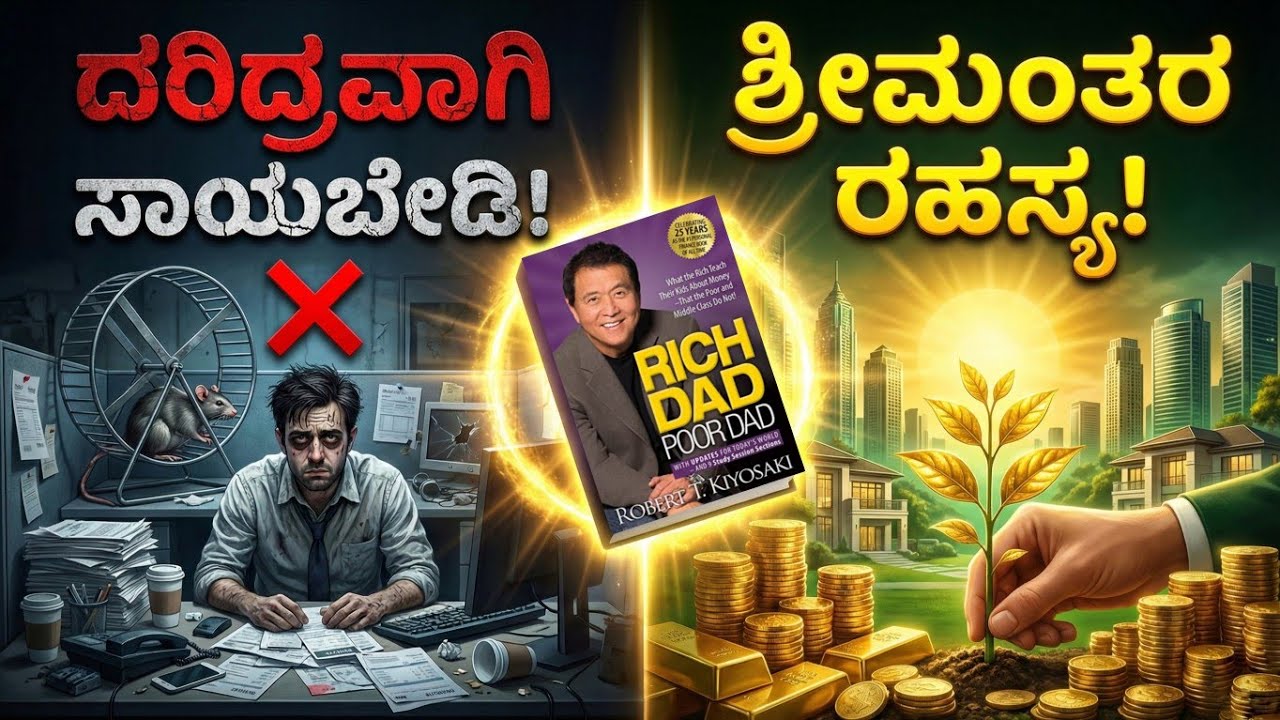 ಶಾಲೆಗಳು ನಿಮಗೆ ಹೇಳಿಕೊಡದ 3 ಹಸಿ ಸುಳ್ಳುಗಳು! | Rich Dad Poor Dad Reality