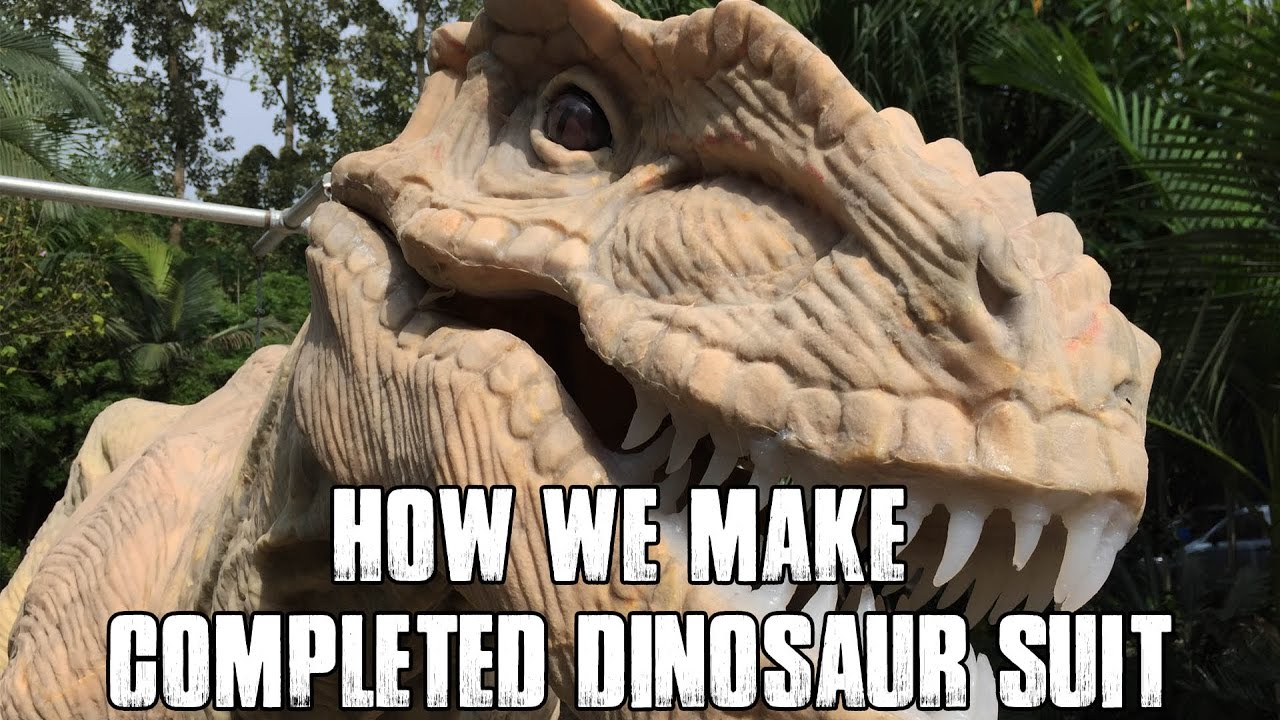 How We Make Completed Dinosaur Costume
