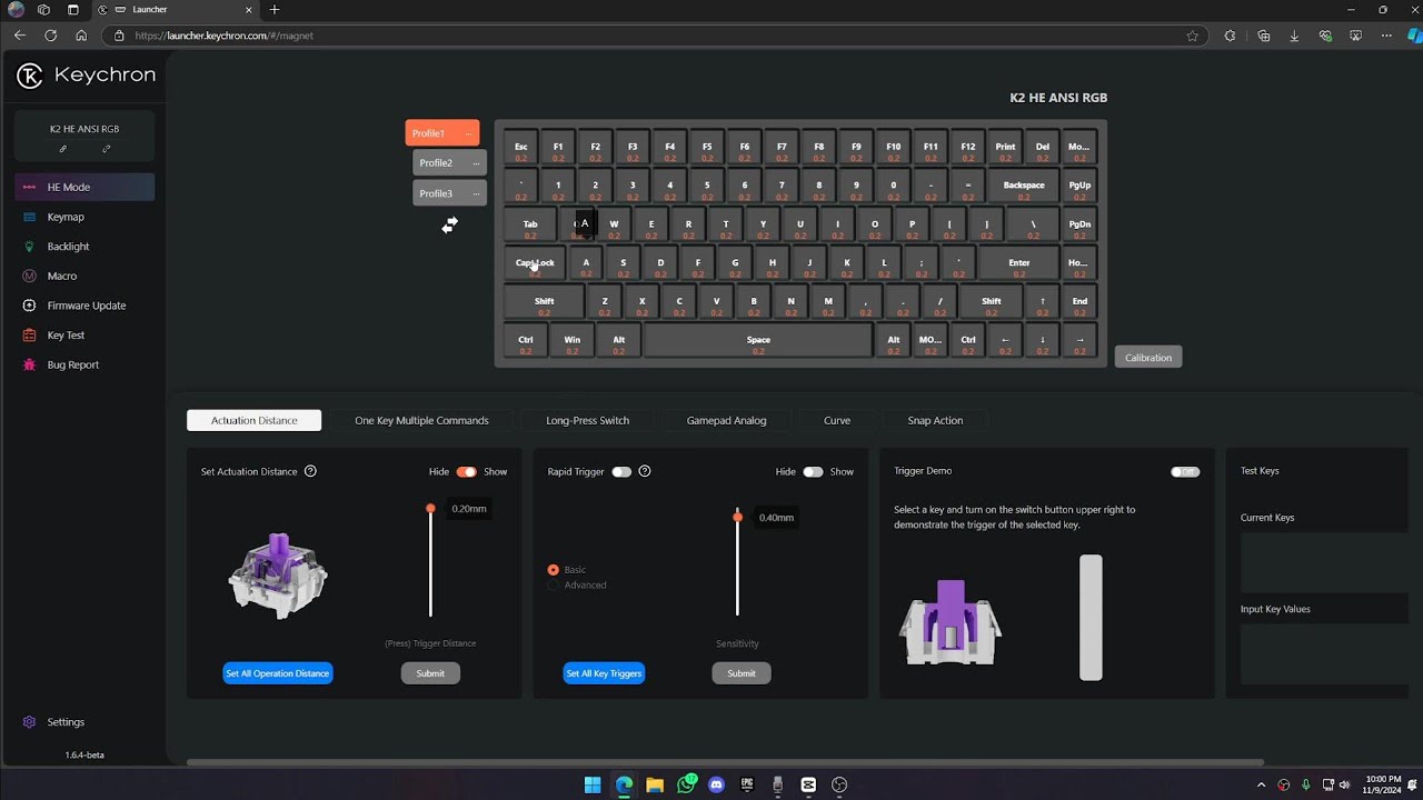 Keychron K2 HE Software Walkthrough