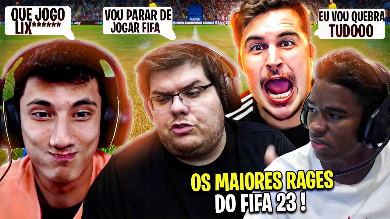 OS MAIORES RAGES DO FIFA 23 COMPILADOS! FT ADOLFZZ, CASIMIRO, PAIVINHA E ENDRICK ! Clips engracados