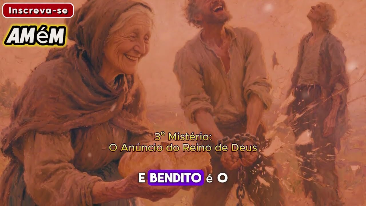 TERÇO DE HOJE - 12/02/2026 - QUINTA-FEIRA : MISTÉRIOS LUMINOSOS - SANTO TERÇO | 04 HORAS