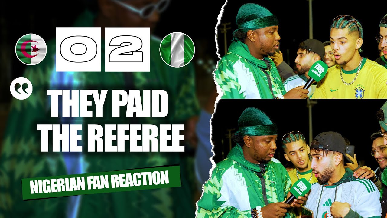 ALGERIA 0-2 NIGERIA ( ALGERIAN & SOMALIAN FANS REACTION ) AFCON 2025