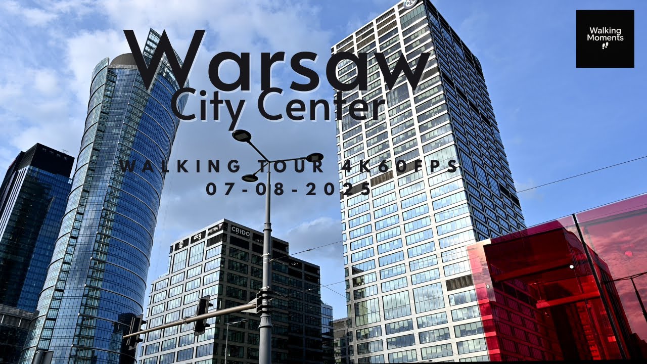 Warsaw(Poland) Like You've Never Seen It Before - 4K Walk