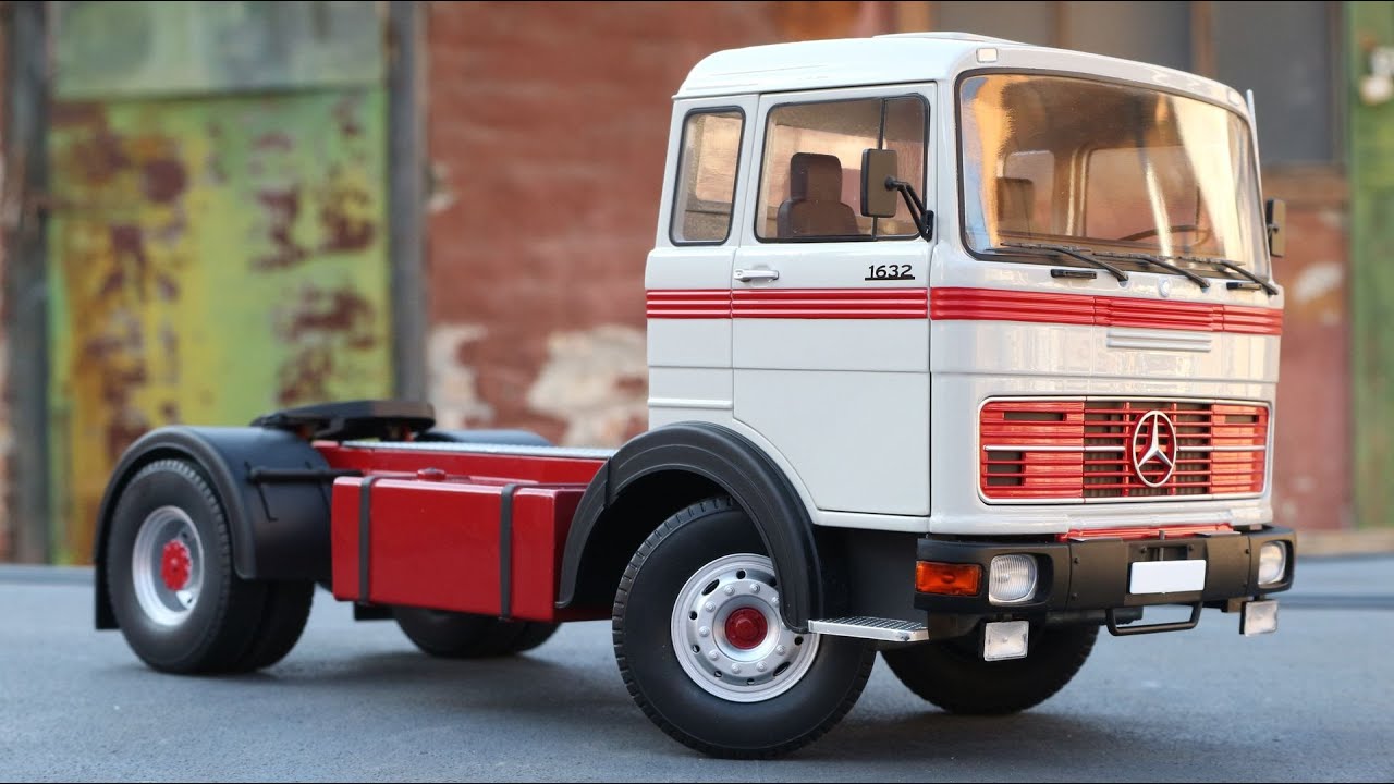 1:18 Mercedes-Benz LPS 1632 tractor 1969 - Road Kings [Unboxing]