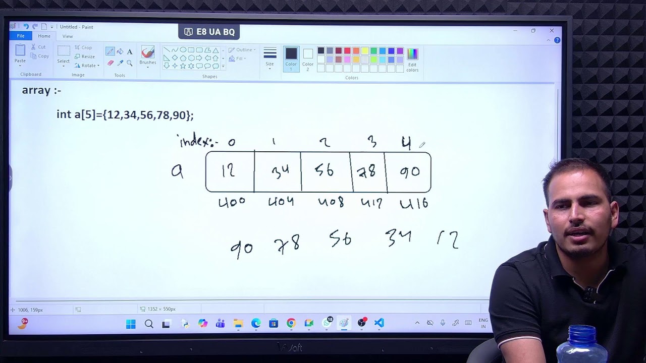 C live Coding ( Array in c language)