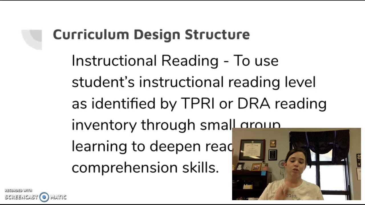 Overview of Planned Curriculum - Katy Allen