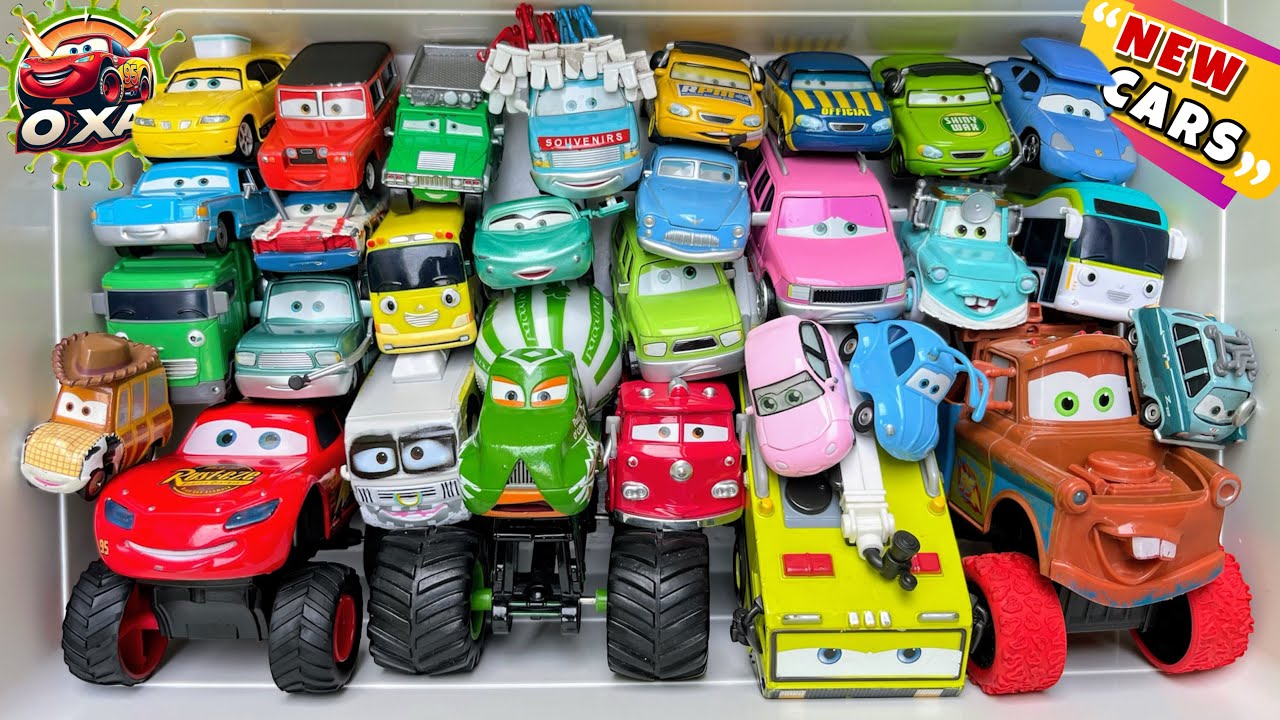 Disney Pixar Cars Unboxing Review | Lightning McQueen, Tow Mater, Doc Hudson, Sally Carrera, Cruz