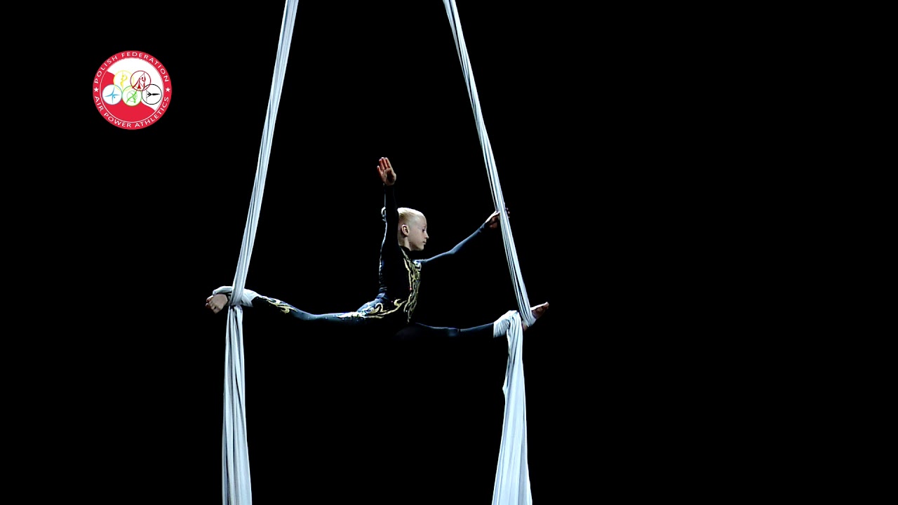 Wiktoria LANG Aerial Silks - Mistrzostwa POLSKI 2019 Lublin PFAPA