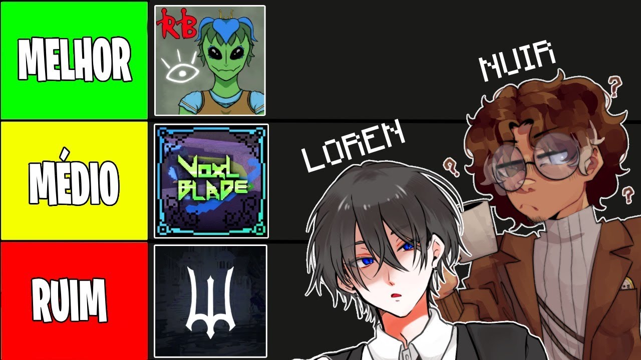 Tierlist dos Melhores MMORPGs de Roblox ft. @lorenytz e @NuirCoffee