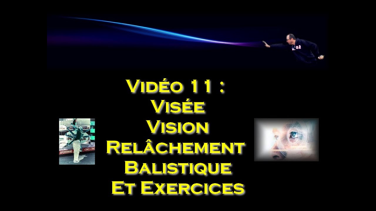 Vidéo Pétanque 11 : Visée Vision périphérique Relâchement Balistique et Exercices