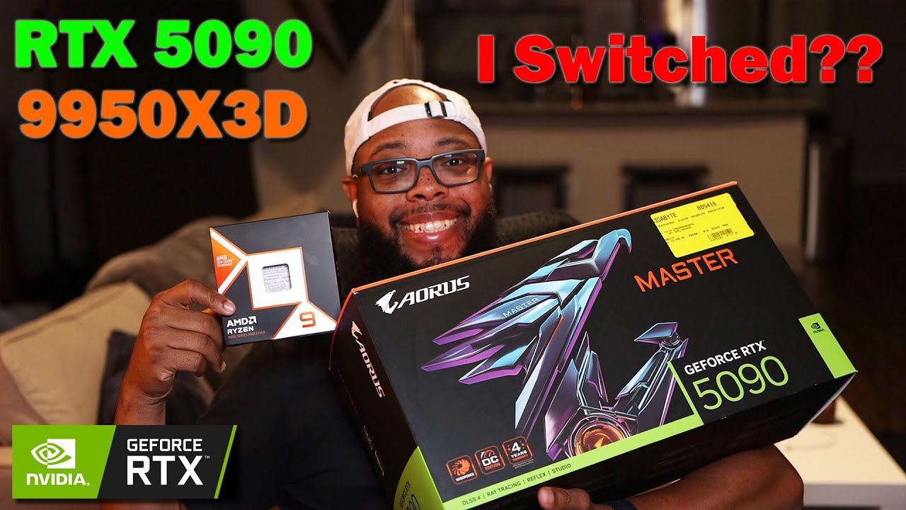 How I setup my Gigabyte Aorus Master RTX 5090 | Switch from Astral | Ryzen 9 9950X3D| 4K Gameplay