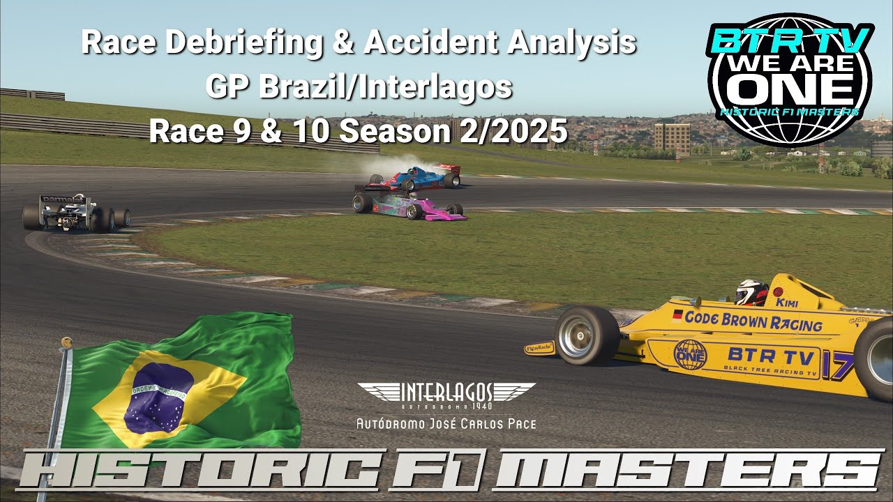 Race Debriefing & Accident Analysis GP Brazil/Interlagos Race 9 & 10 Season 2/2025