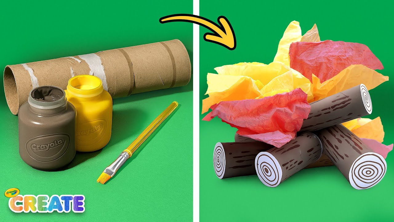 Backyard Camping & Colorful Crafts for Kids | DIY Fun for the Whole Family!