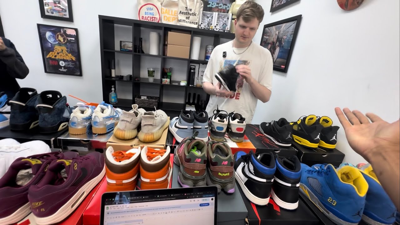 I brought an 80 pair sneaker collection to a sneaker store in Atlanta to see what they would offer…