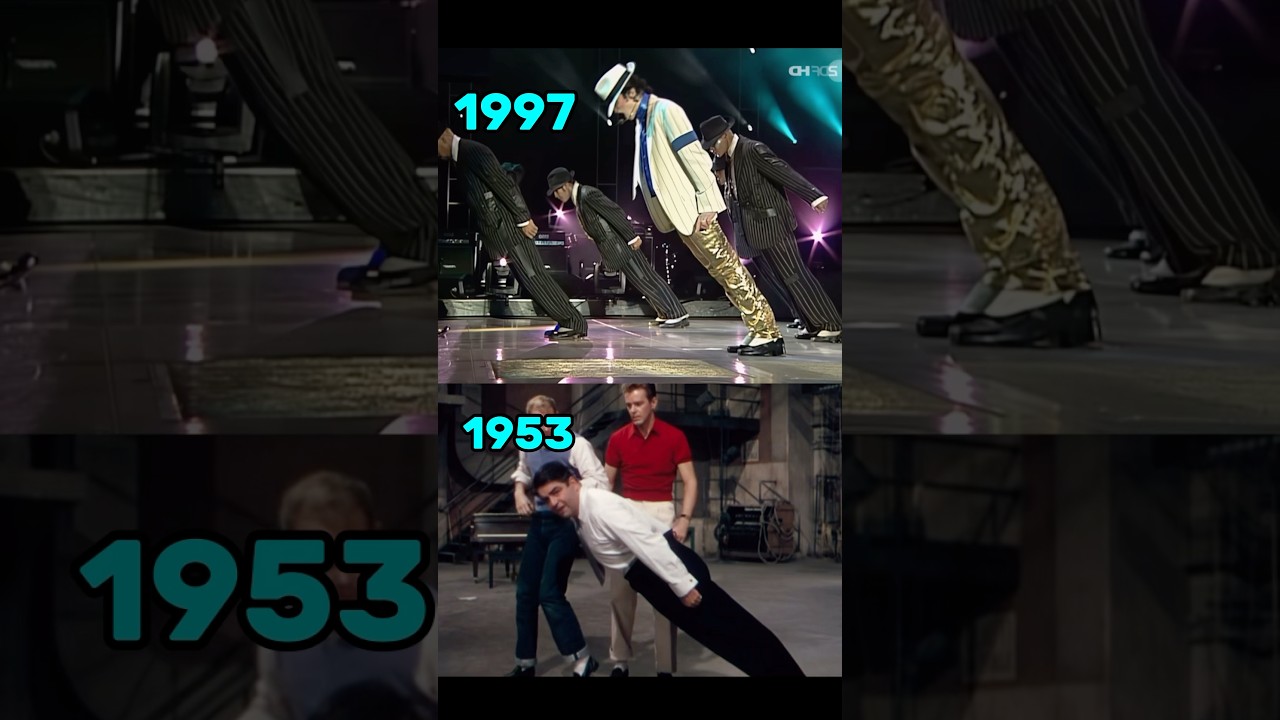 MICHAEL JACKSON HISTORY TOUR SMOOTH CRIMINAL LEAN VS 1953 😯
