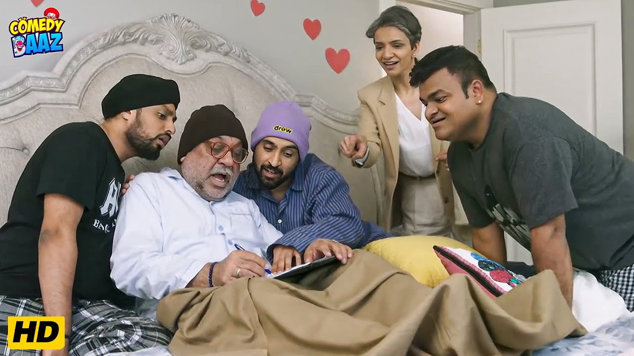 Punjabi Comedy Scene | Ye Buddha Maraya Nai To Aapa Mar Jayenge | Diljit Dosanjh Comedy