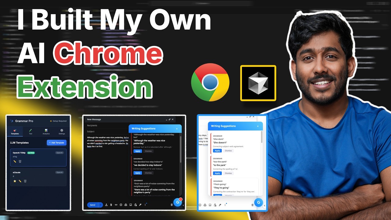 Создаем расширение Chrome на основе ИИ, которое действительно работает с нуля с помощью курсора!