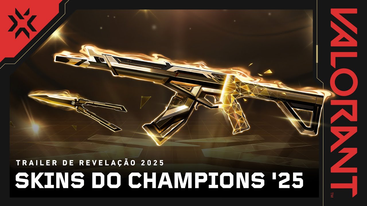 TUDO DOURADO // Trailer de Revela&ccedil;&atilde;o de Skin: Champions 2025 &ndash;VALORANT