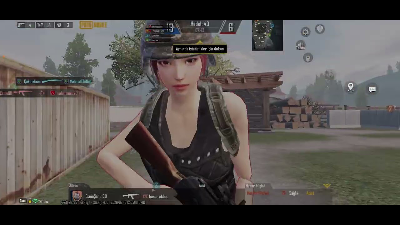 Gameplay tdm pubg iPhone 11 128gb 60Fps