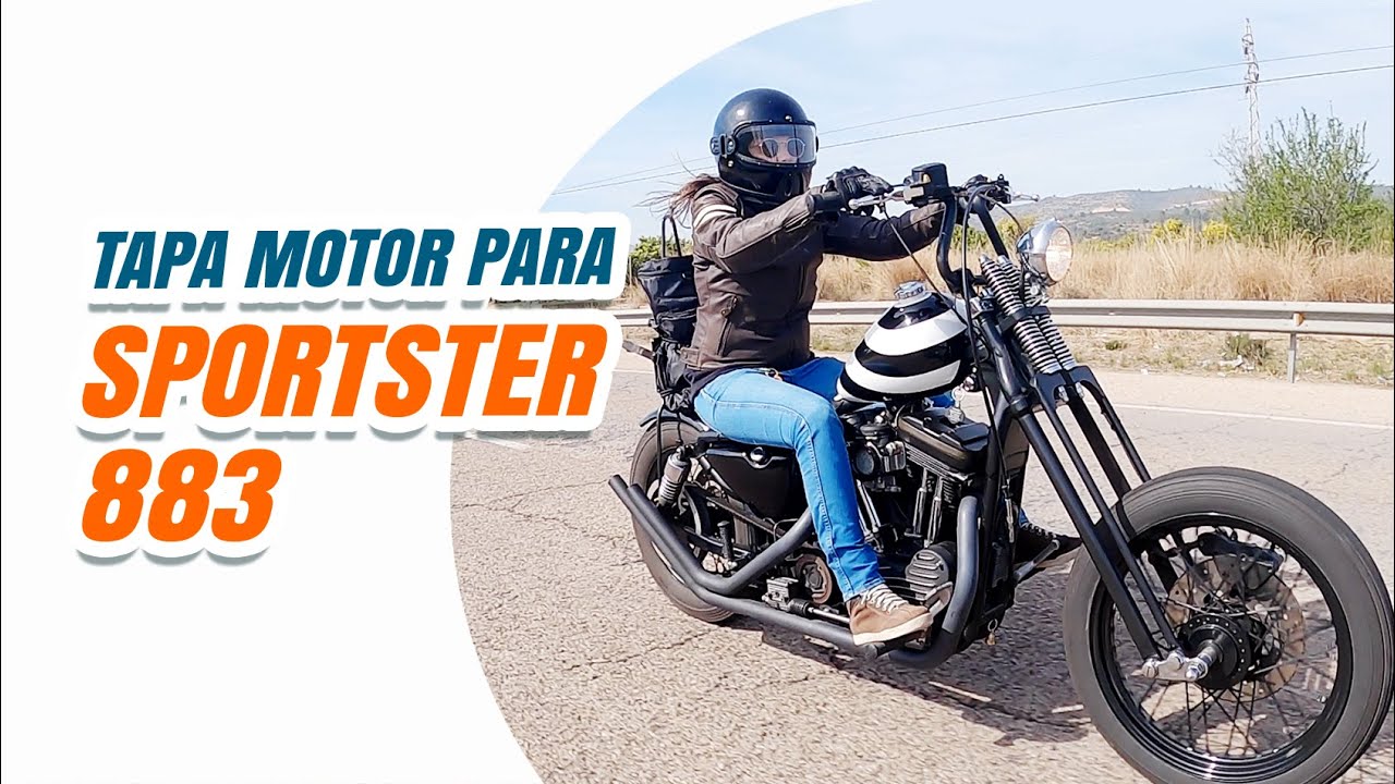 Tapa de motor lista en mi Harley Sportster 883 🔥