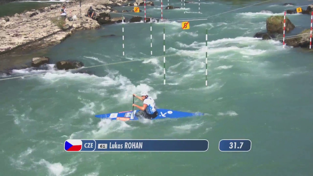 Lukaš Rohan (CZE) - C1M Final - 2016 ECA Canoe Slalom Junior&U23 European Championships