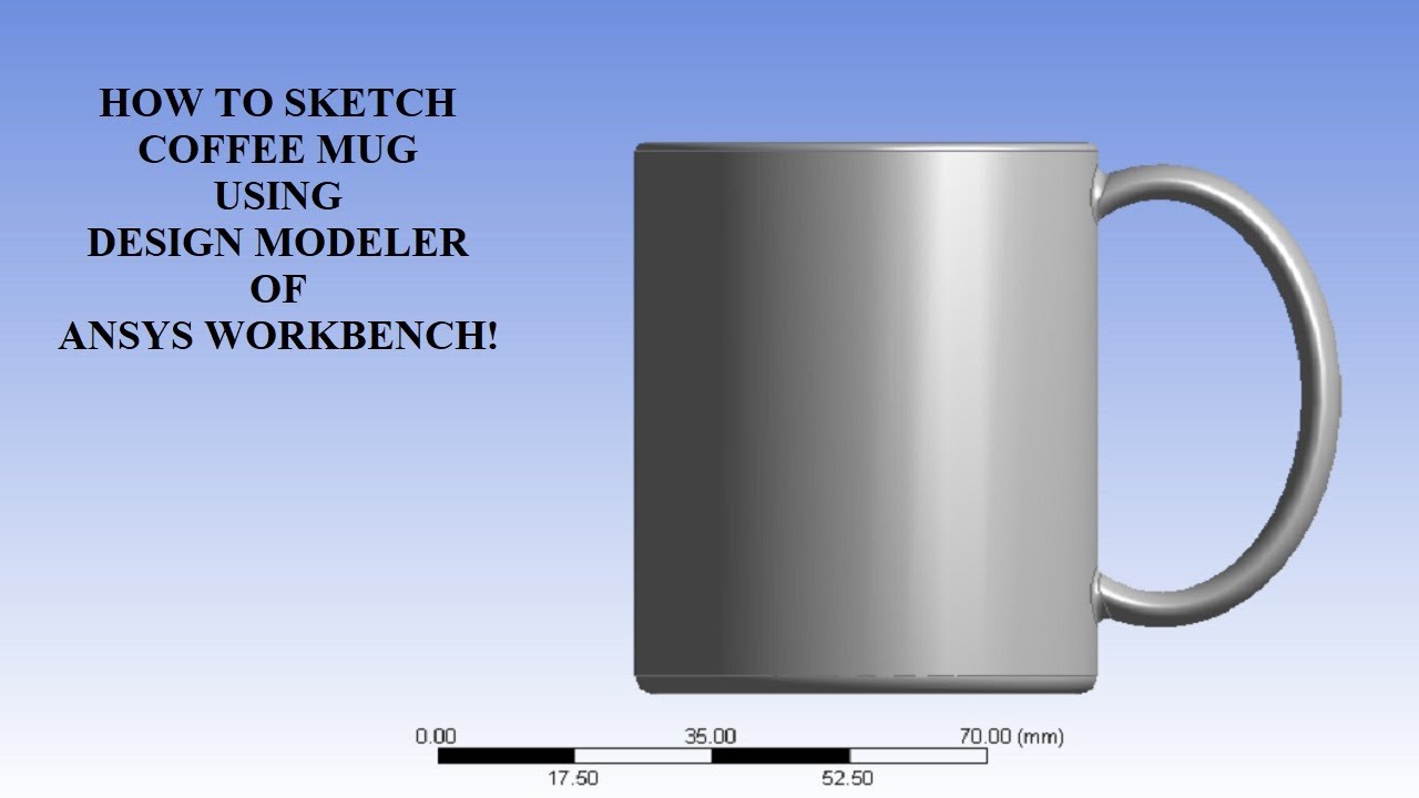 Coffee Mug Design | Design Modeler | ANSYS Workbench