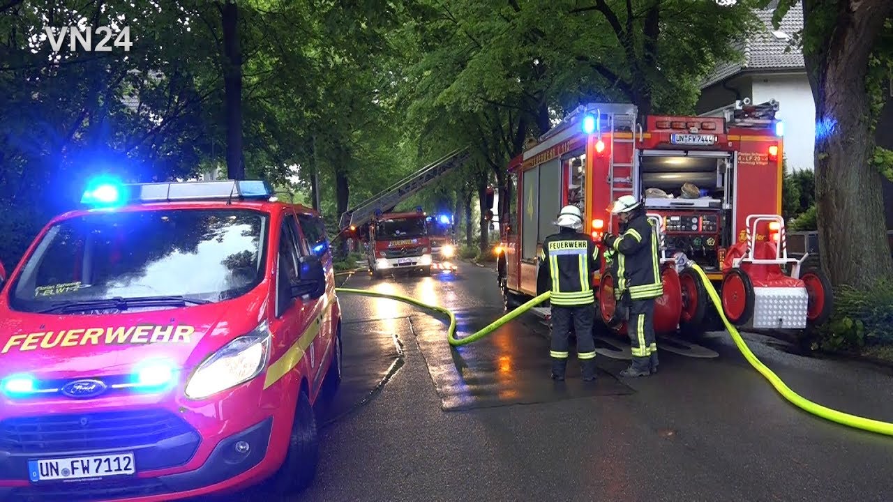 21.05.2019 - VN24 - Wohnungsbrand im Dachgeschoss - eine Person schwer verletzt