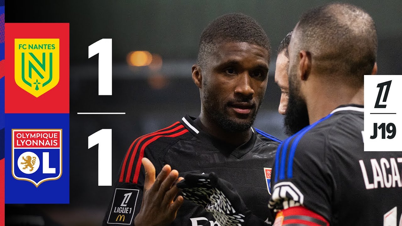 Partage des points à la Beaujoire : le résumé de FC Nantes-OL