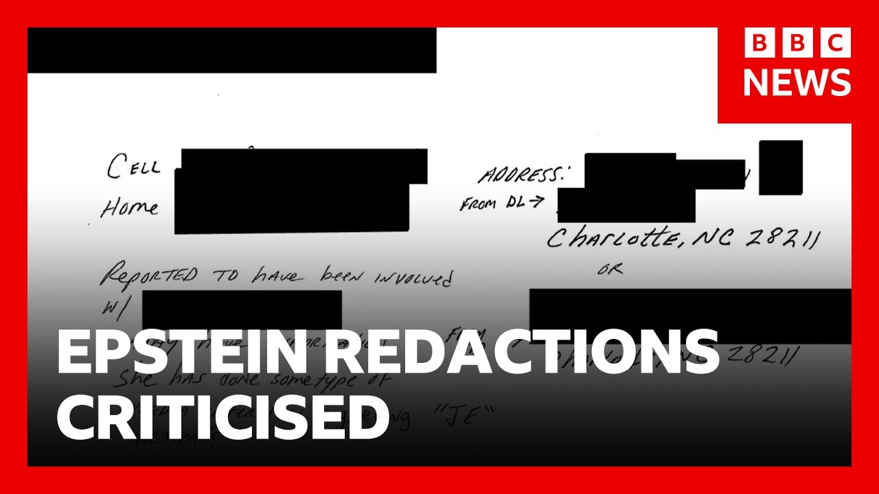 Jeffrey Epstein victims demand release of all files | BBC News