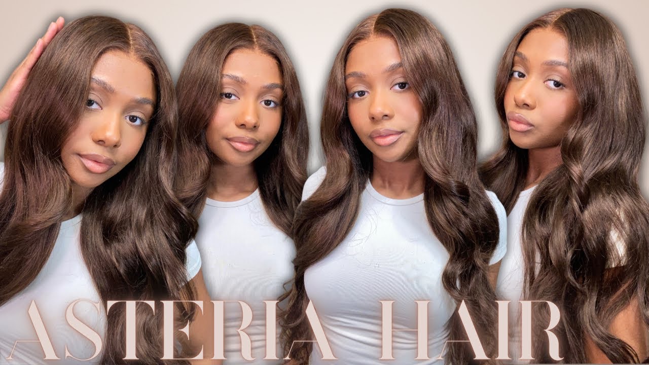 Flawless Chocolate Brown 5x5 Closure Wig Install + Curls | Undetectable HD Lace | Asteria Hair