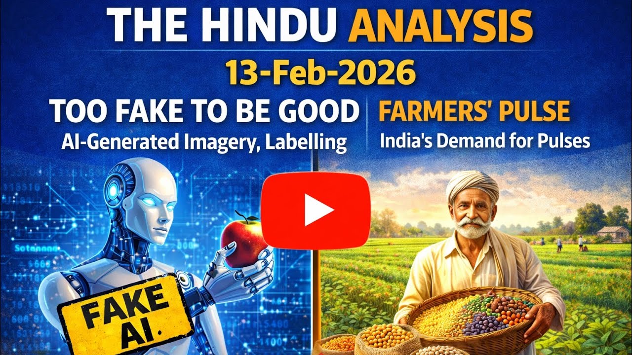 The Hindu Editorial Analysis | 13 Feb 2026 | Pulse Crisis & AI Deepfake Rules Explained