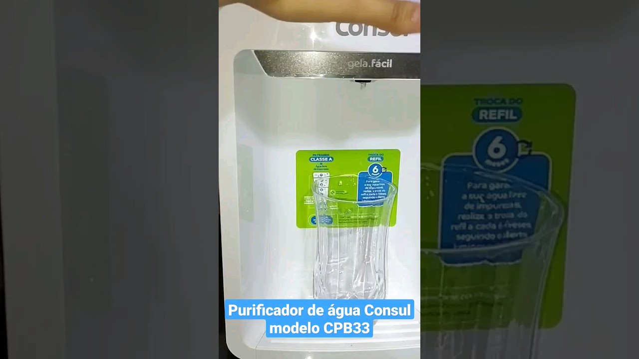 Resenha do purificador de &aacute;gua Consul modelo CPB33 gela f&aacute;cil