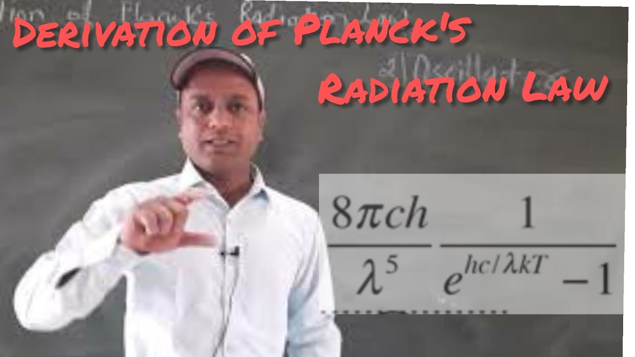Derivation of Planck's Radiation Law