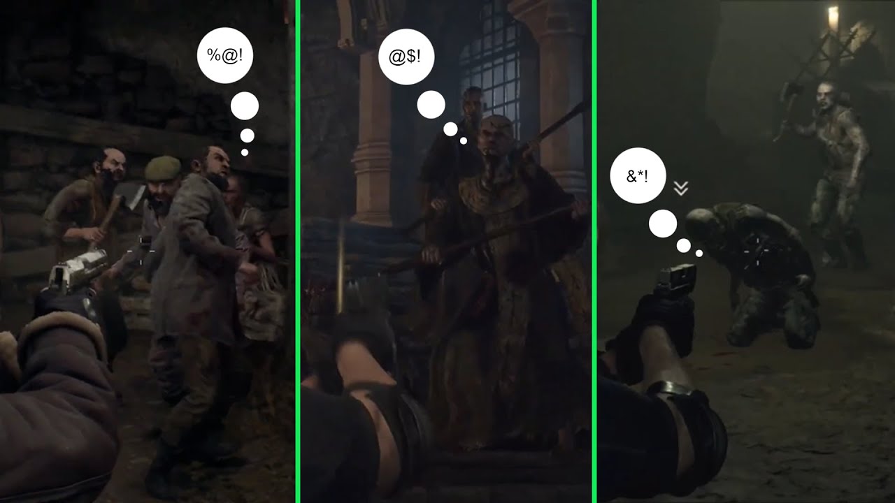 Resident Evil 4 Ganado │ Перевод/сравнение выражений Ганадо(полная версия)