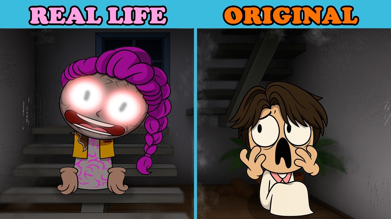 Jino Got STUCK in Rumi’s Monster House?! 😱😨 | Real Life vs Original