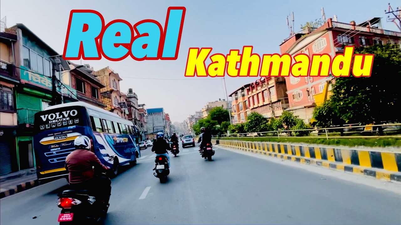 Real Kathmandu,raw futage Nepal 4k video