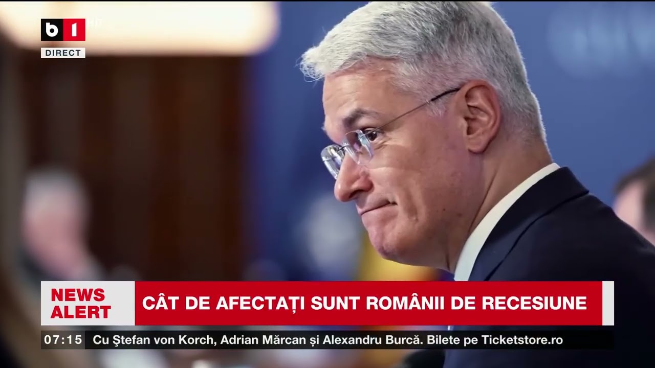 ROMÂNIA, ÎNTRE CRIZĂ ȘI RECESIUNE TEHNICĂ. CÂT DE AFECTAȚI SUNT ROMÂNII_Știri B1TV_14 febr. 2026