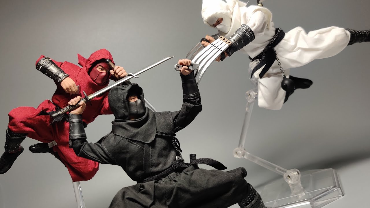 VToys Shadow Ninja черный, красный и белый