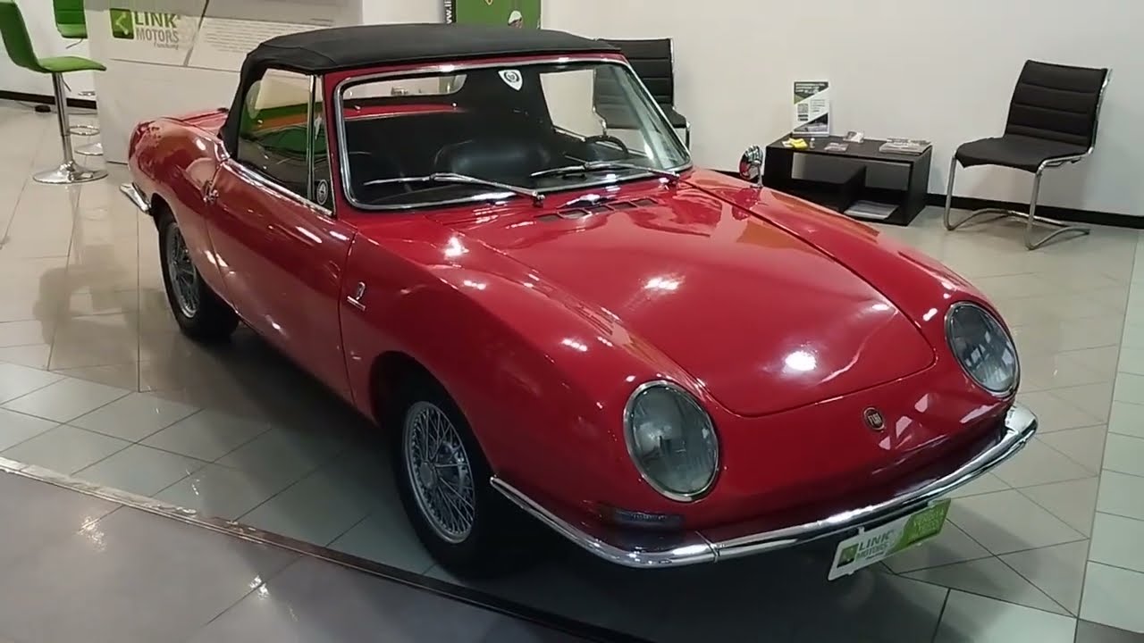 Fiat 850 Spider Bertone – 1967 – OMOLOGATA ASI – Cerchi Borrani – Ottime Condizioni - Restaurata