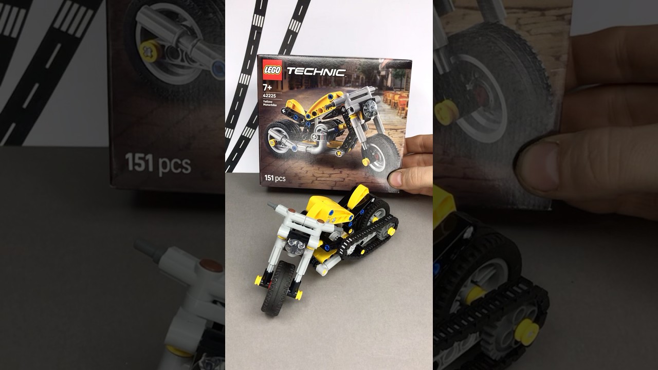 Набор LEGO Technic #42225 &laquo;Жёлтый мотоцикл&raquo; 2026 года уже здесь! 🟨🟨⚫️