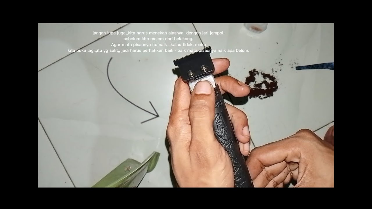 Cara mengatasi alat cukur vintage yang kurang tajam