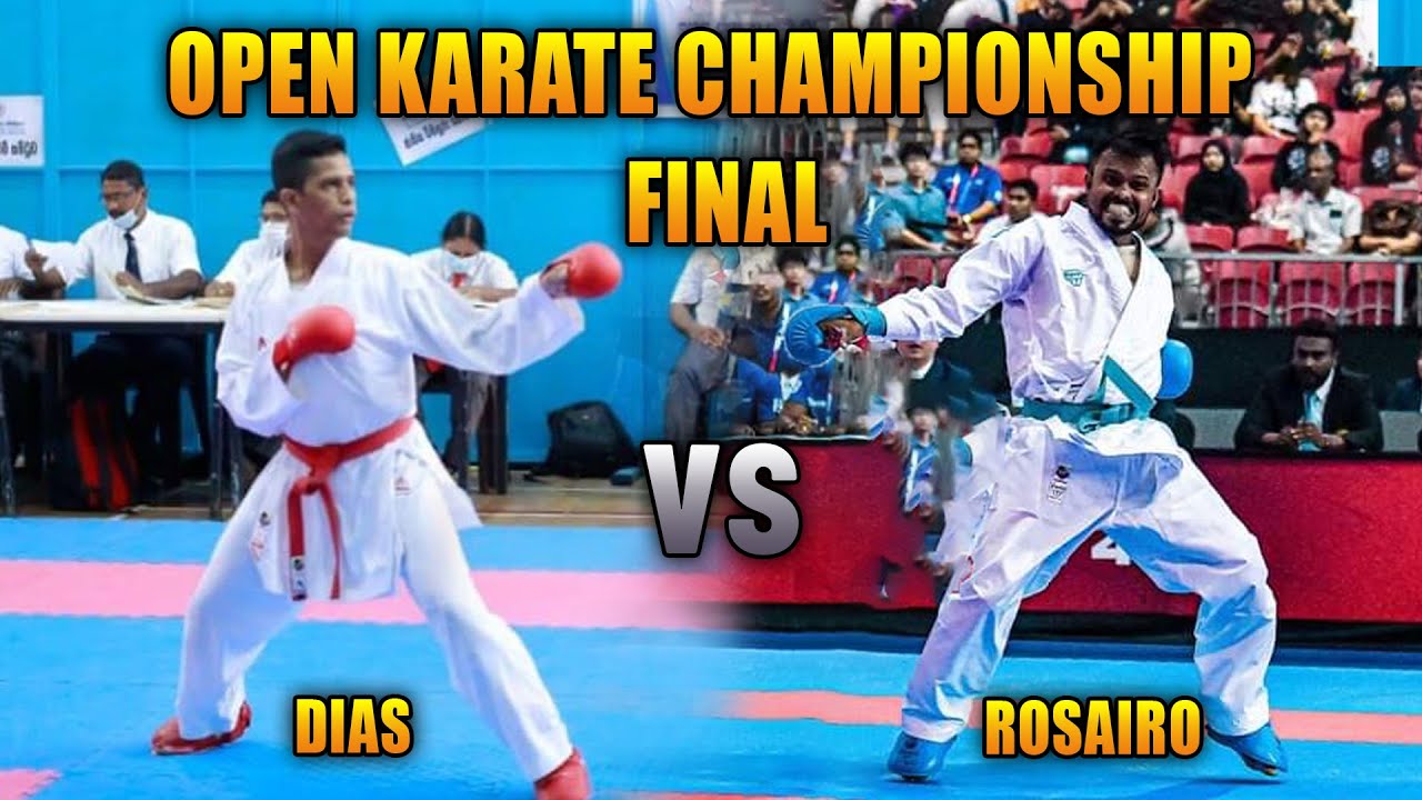 Open Karate Championship 2022 Kumite 55kg Final DIAS vs ROSAIRO #wkf #kumite #karate