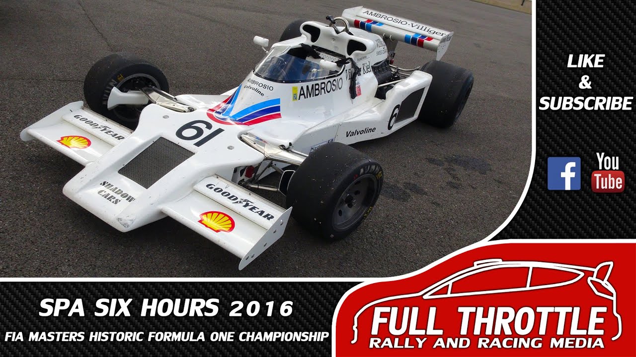 Spa Six Hours 2016 | FIA Masters Historic Formula One Championship